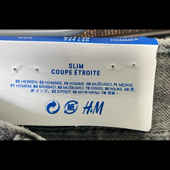 NWT 29x30 H&M stretch jeans - Picture 4 of 7